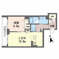 両島シャーメゾンの物件間取画像